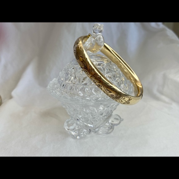 Victorian gold fill bangle - Picture 4 of 5